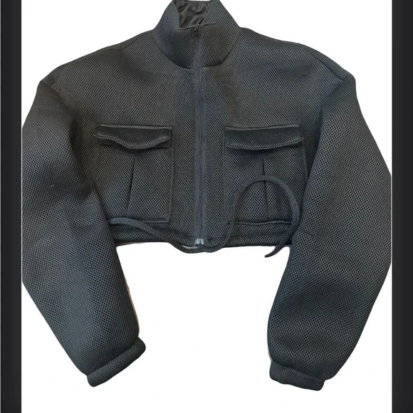 AIRTEX TEXTURED BOMBER JACKET, SMALL - Picture 6 of 6